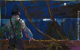 Ahab at the Night Watch Moby Dick Suite by Leroy Neiman